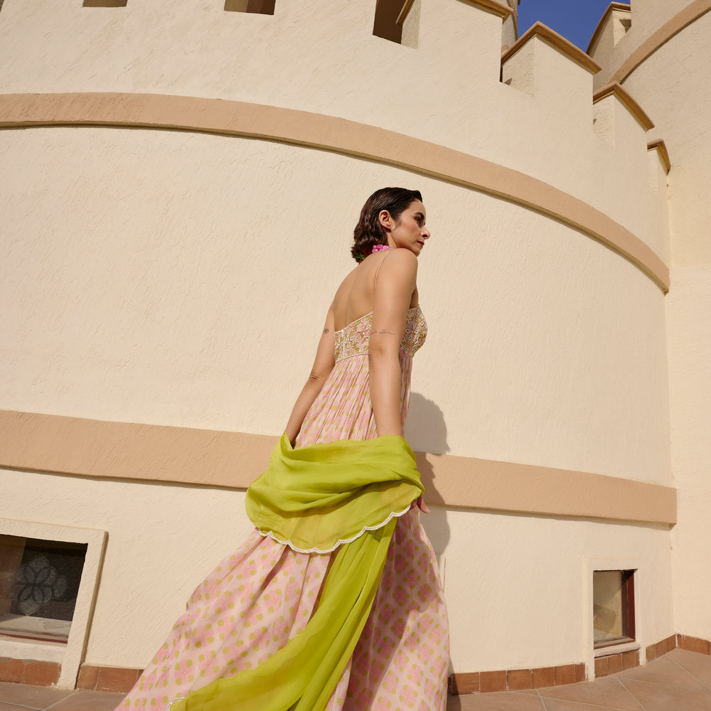 
                      
                        GEOMETRIC PRINT ANARKALI WITH DUPATTA
                      
                    