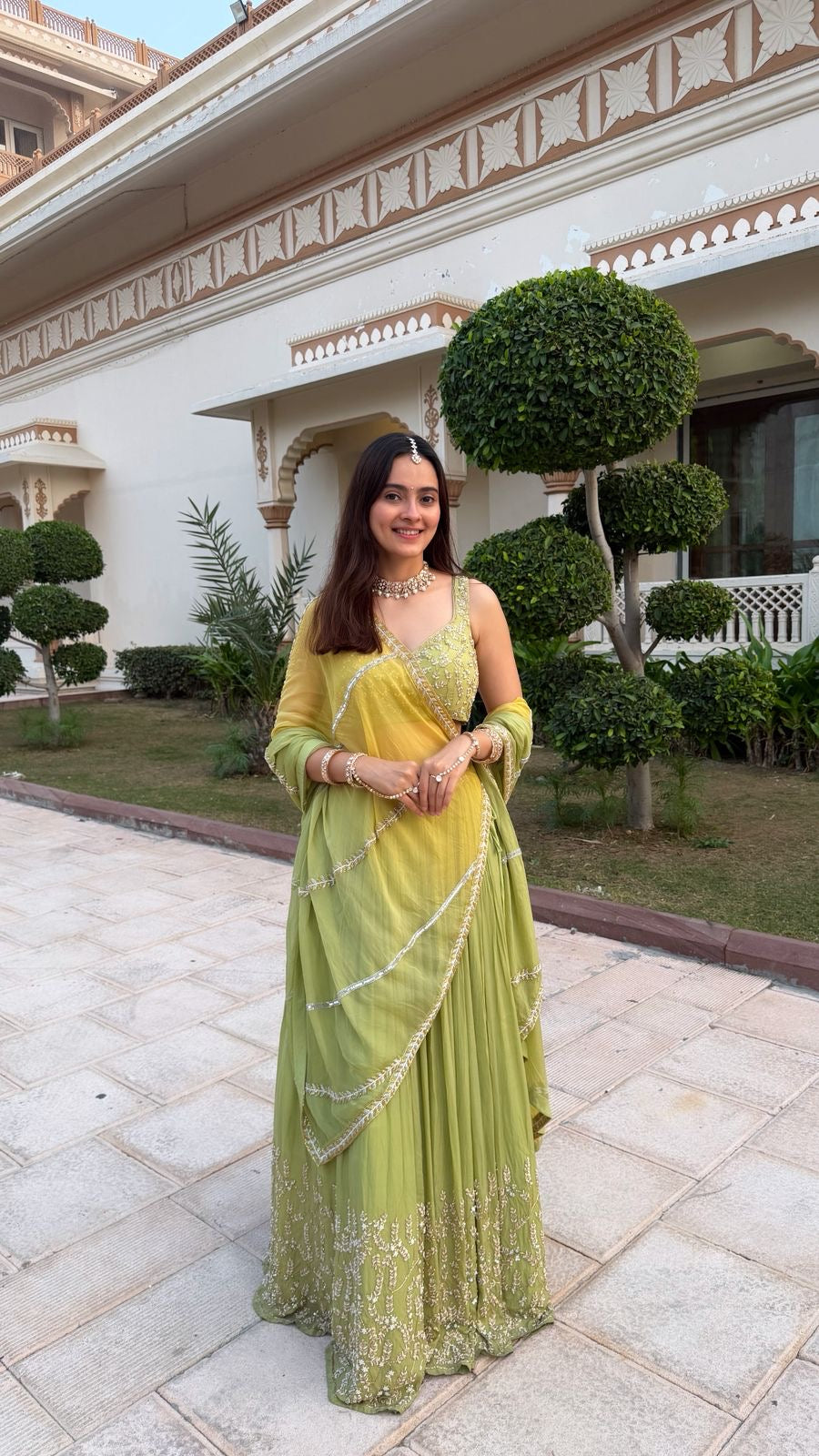 Yellow Lehenga- EC-LH-OMB23-21- Yellow