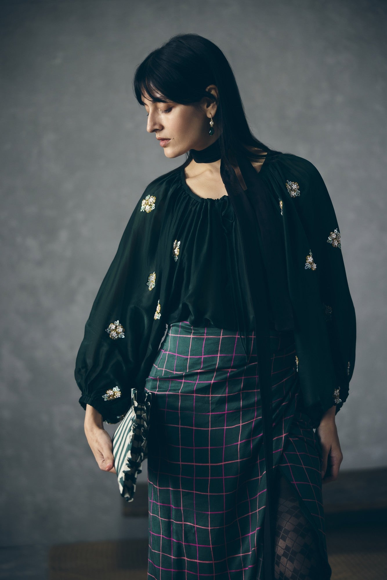 RURI SHIRT SET | EC-CS-EPH26-15-BottleGreen