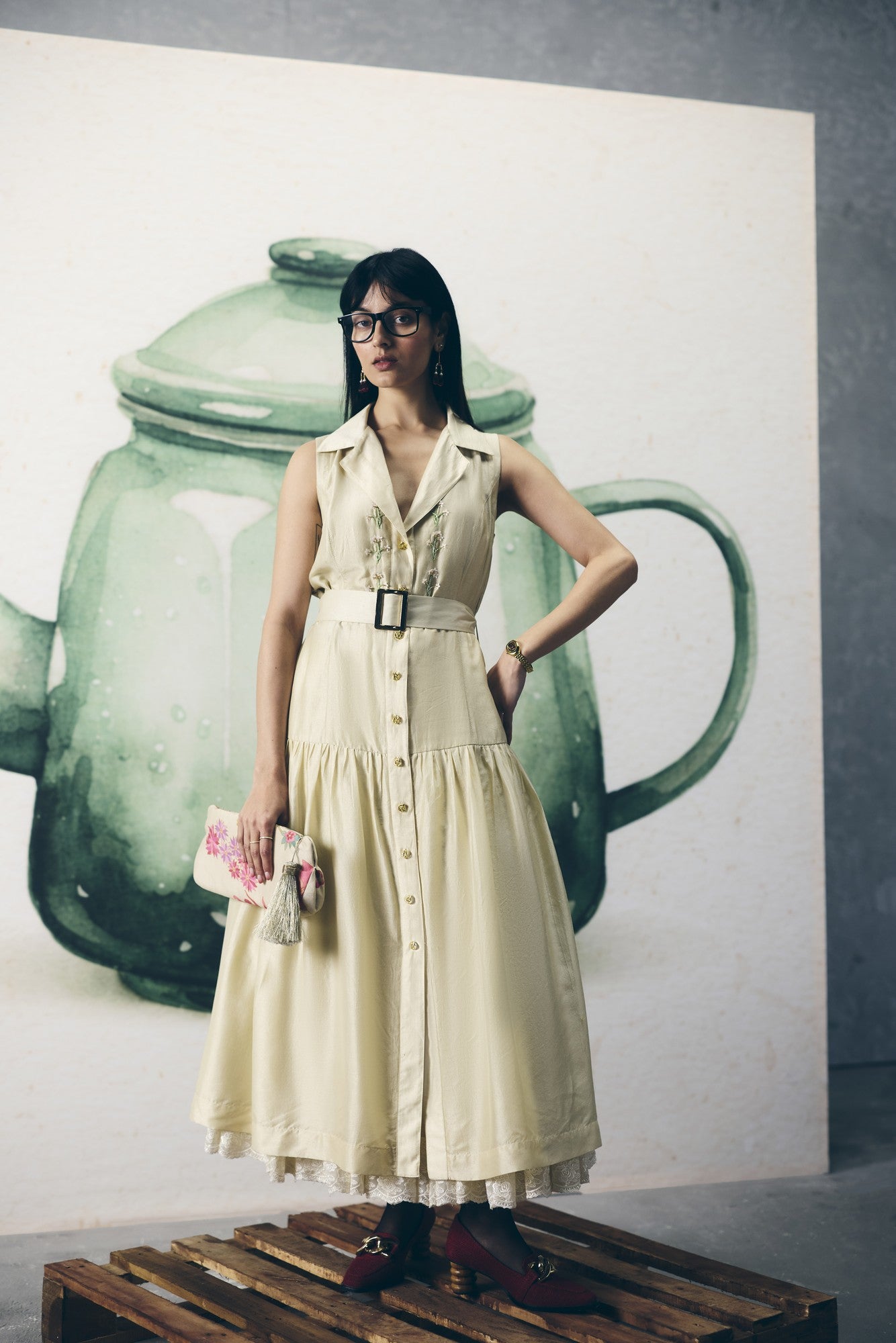KORI DRESS | EC-MD-EPH26-13-Ivory