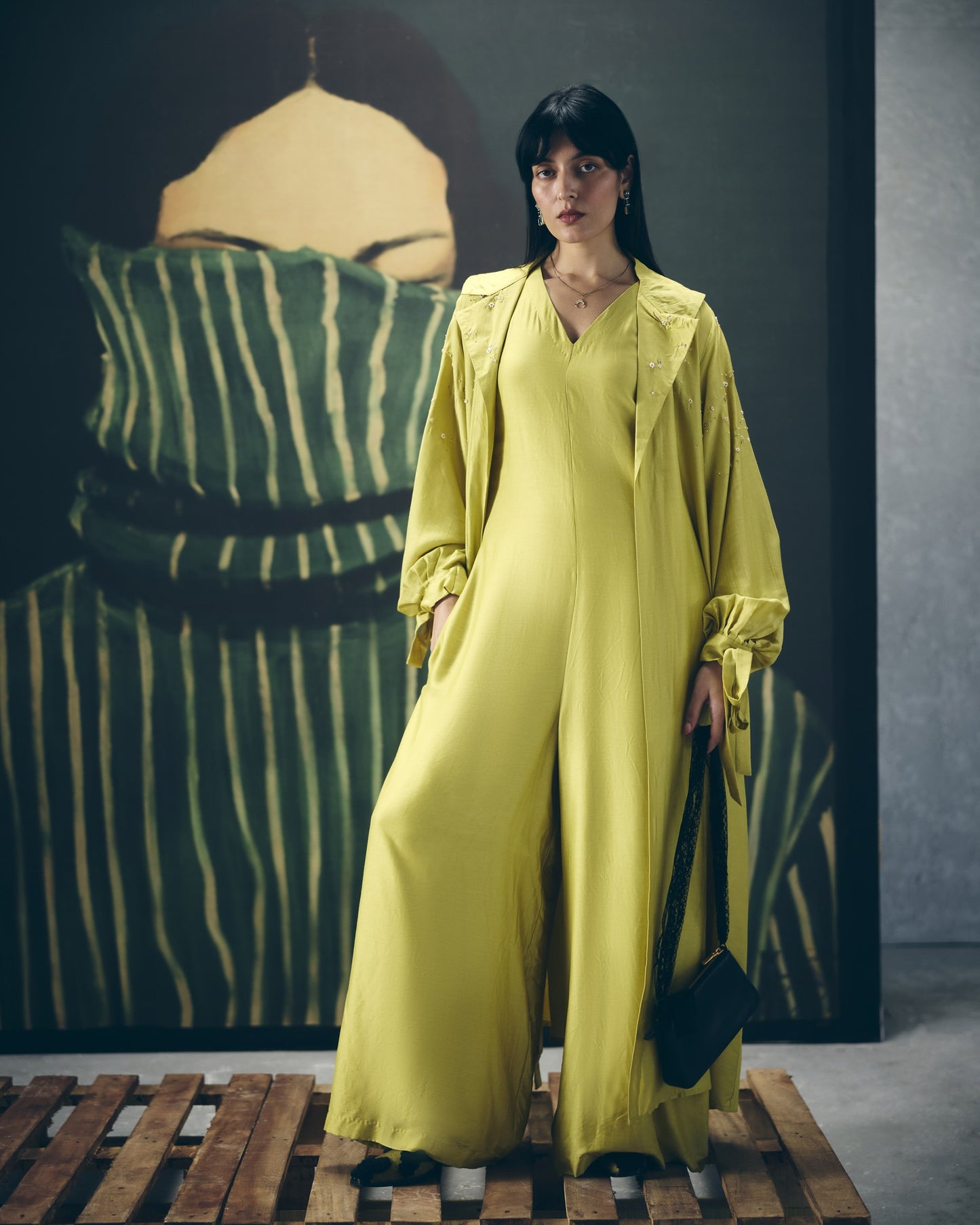 KIRA JUMPSUIT SET | EC-JS-EPH26-33-Yellow