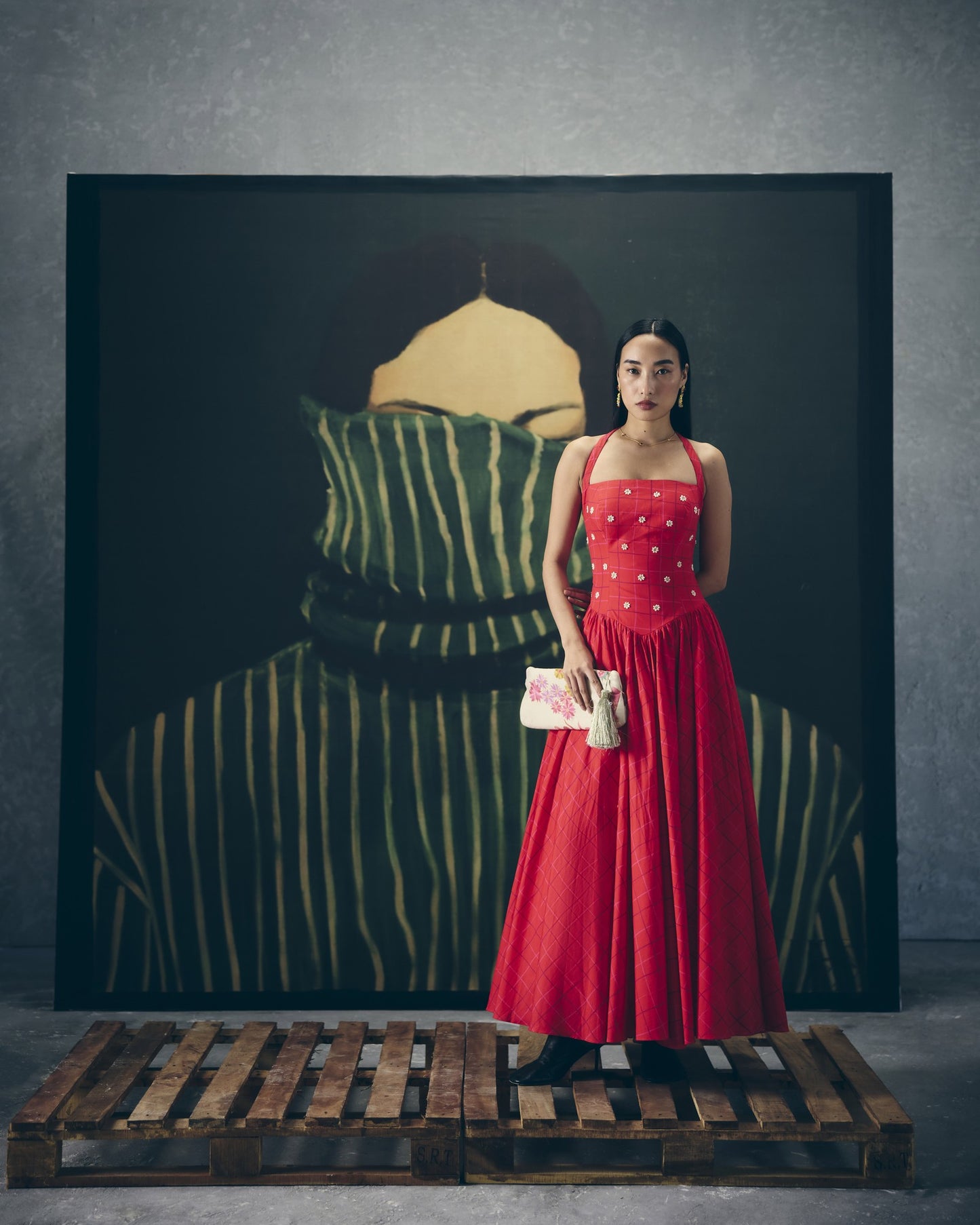 AKARI DRESS | EC-MD-EPH26-04-Red