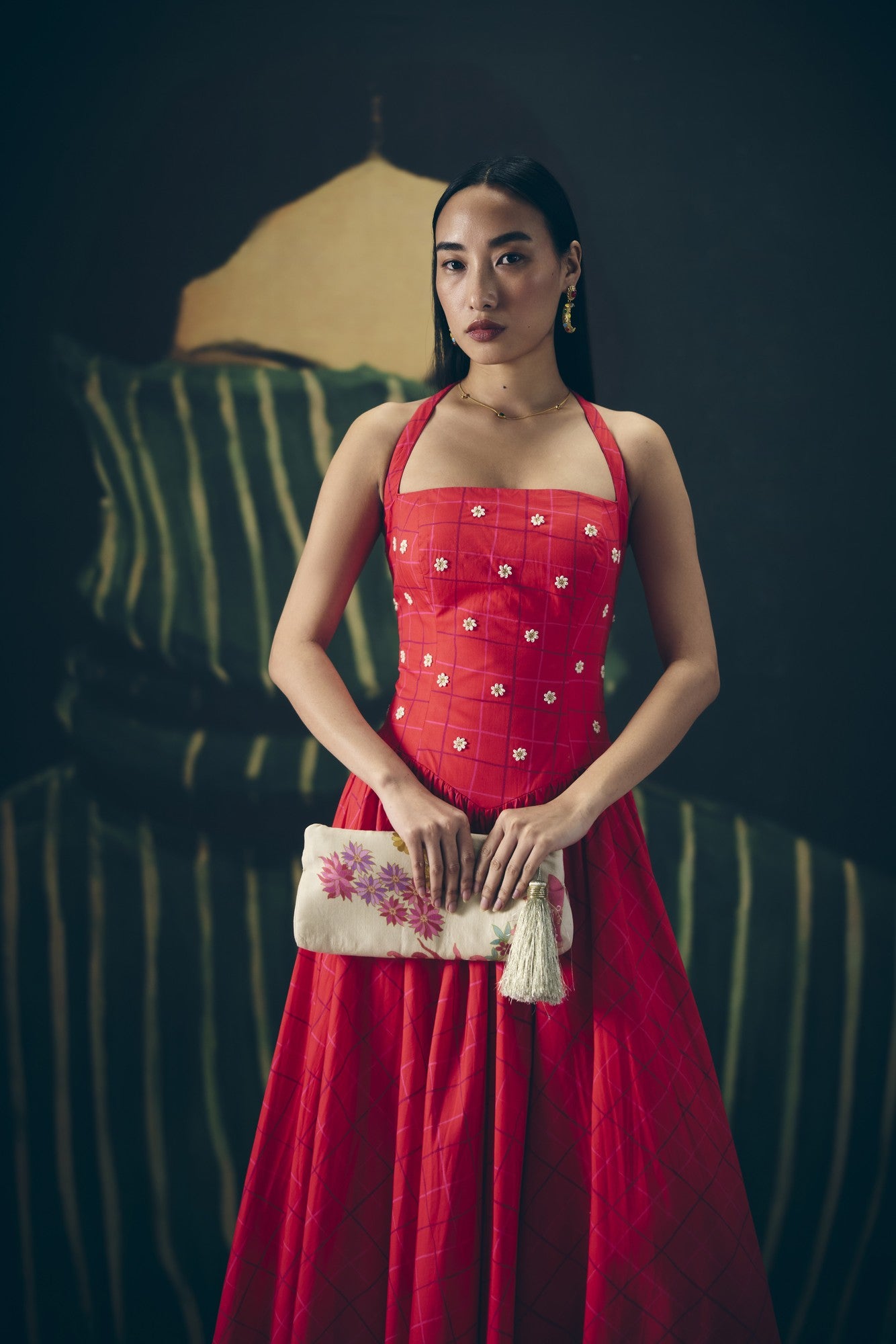 AKARI DRESS | EC-MD-EPH26-04-Red