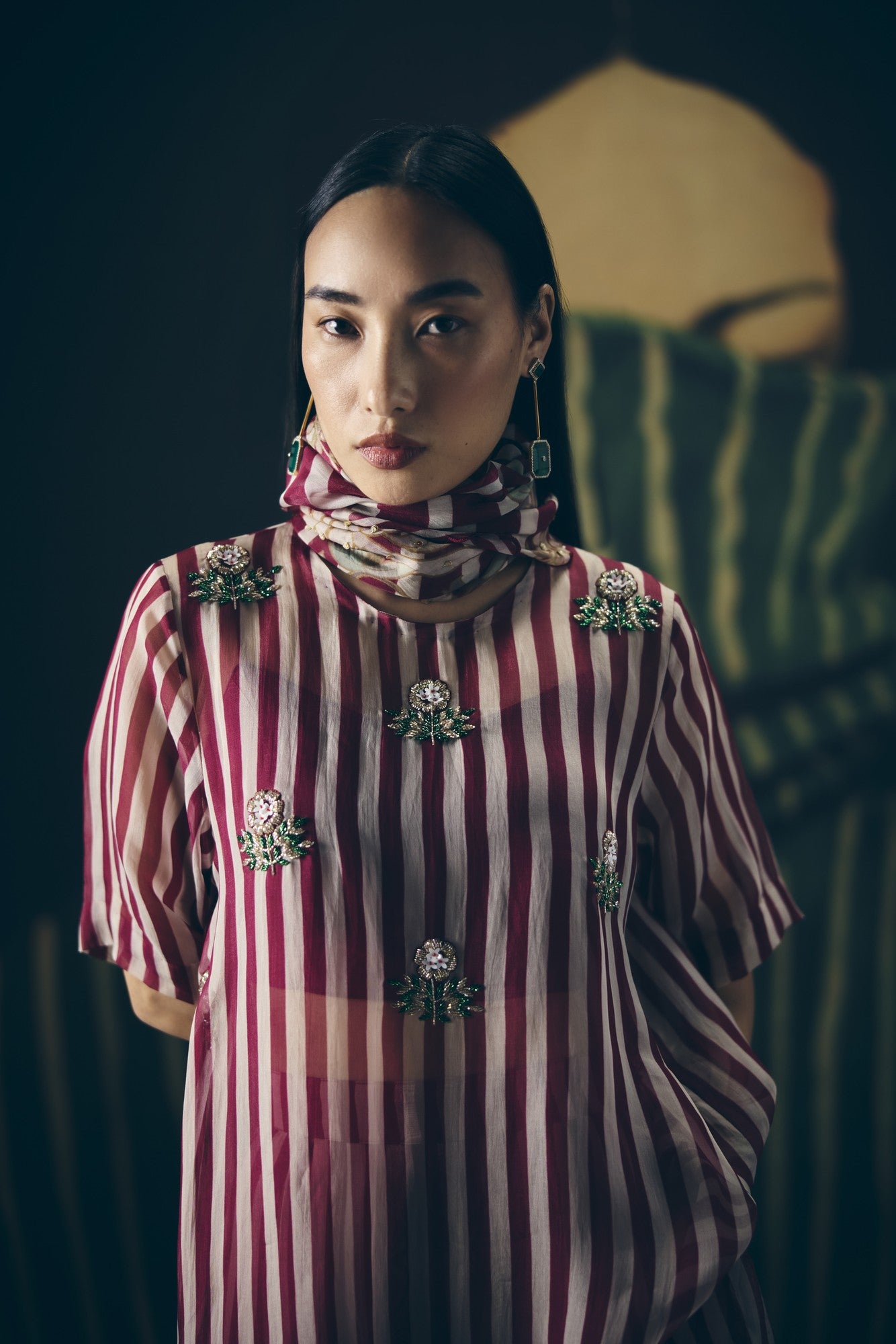 PUKA KURTA SET | EC-KP-EPH26-17-Maroon