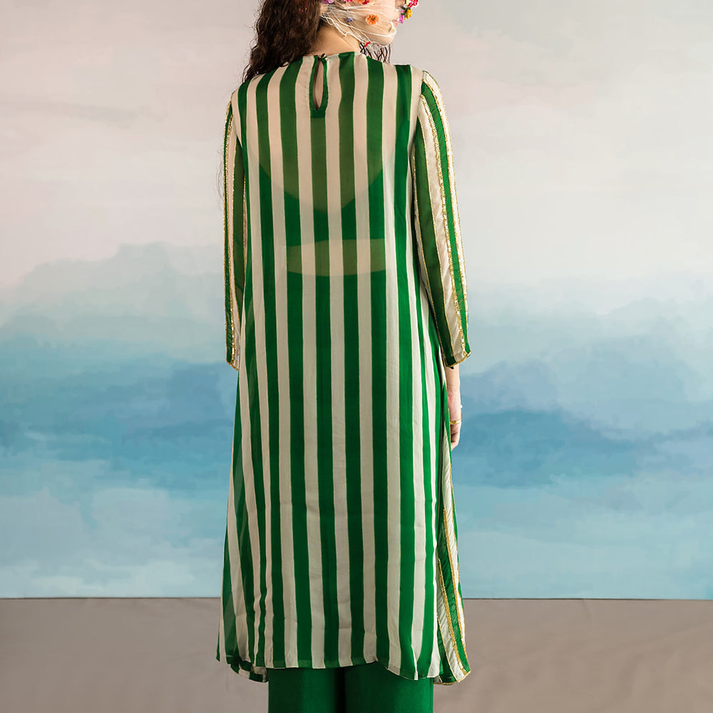 
                      
                        STRIPED KURTA AND PANT SET
                      
                    