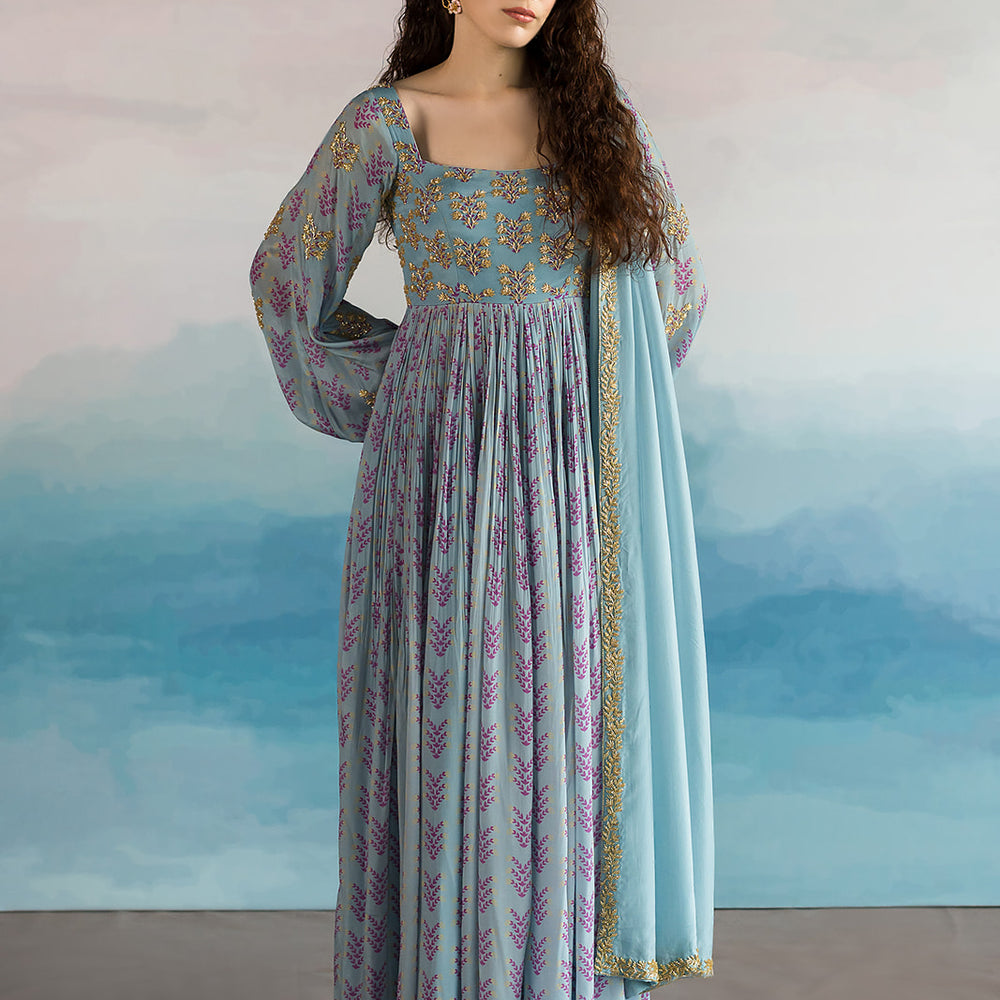 
                      
                        PRINTED ANARKALI WITH DUPATTA
                      
                    