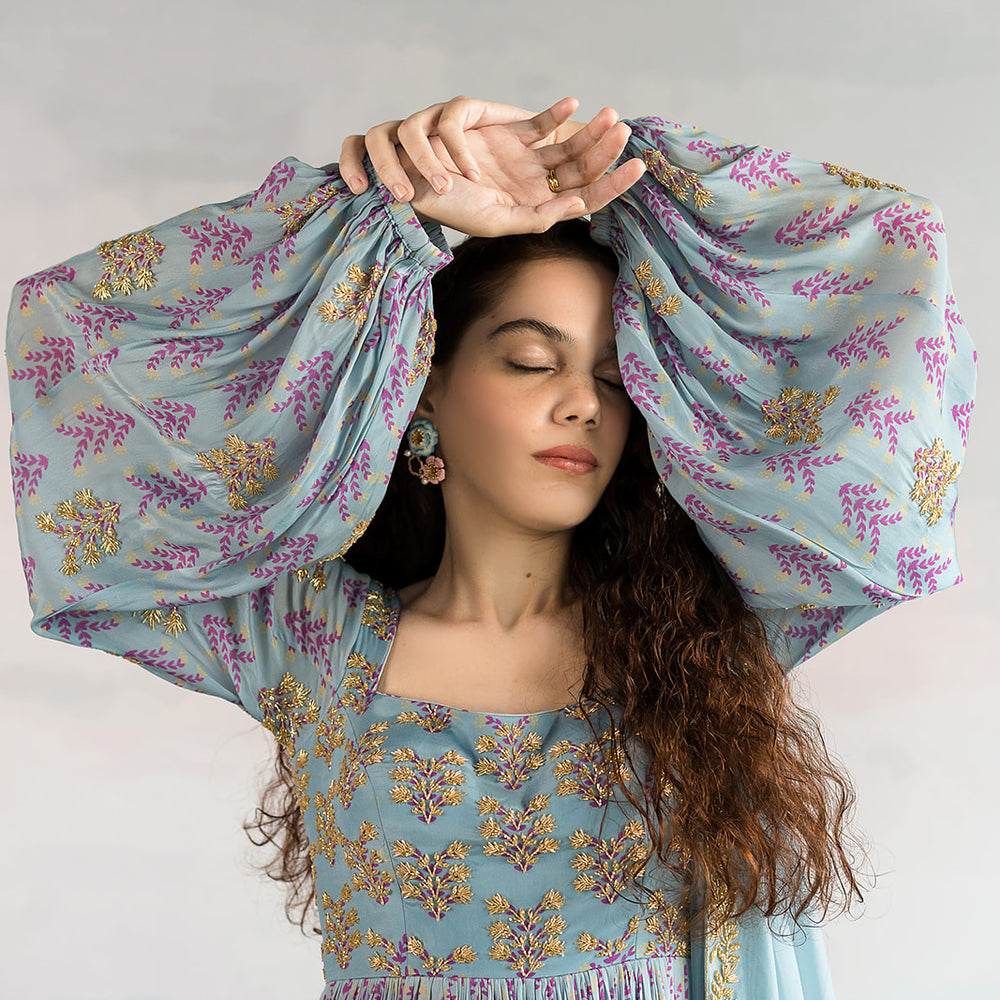 
                      
                        PRINTED ANARKALI WITH DUPATTA
                      
                    