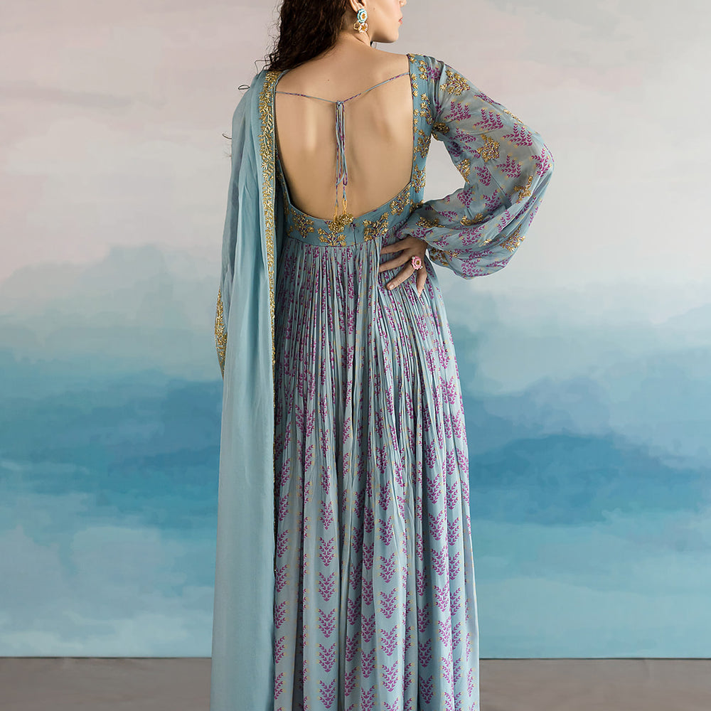 
                      
                        PRINTED ANARKALI WITH DUPATTA
                      
                    