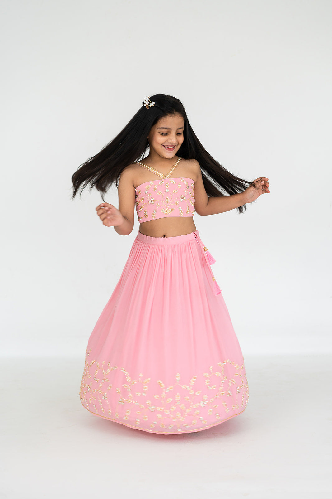 Light Pink Lehenga Set