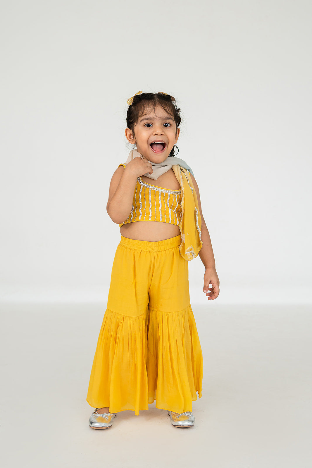 Yellow Gharara Set