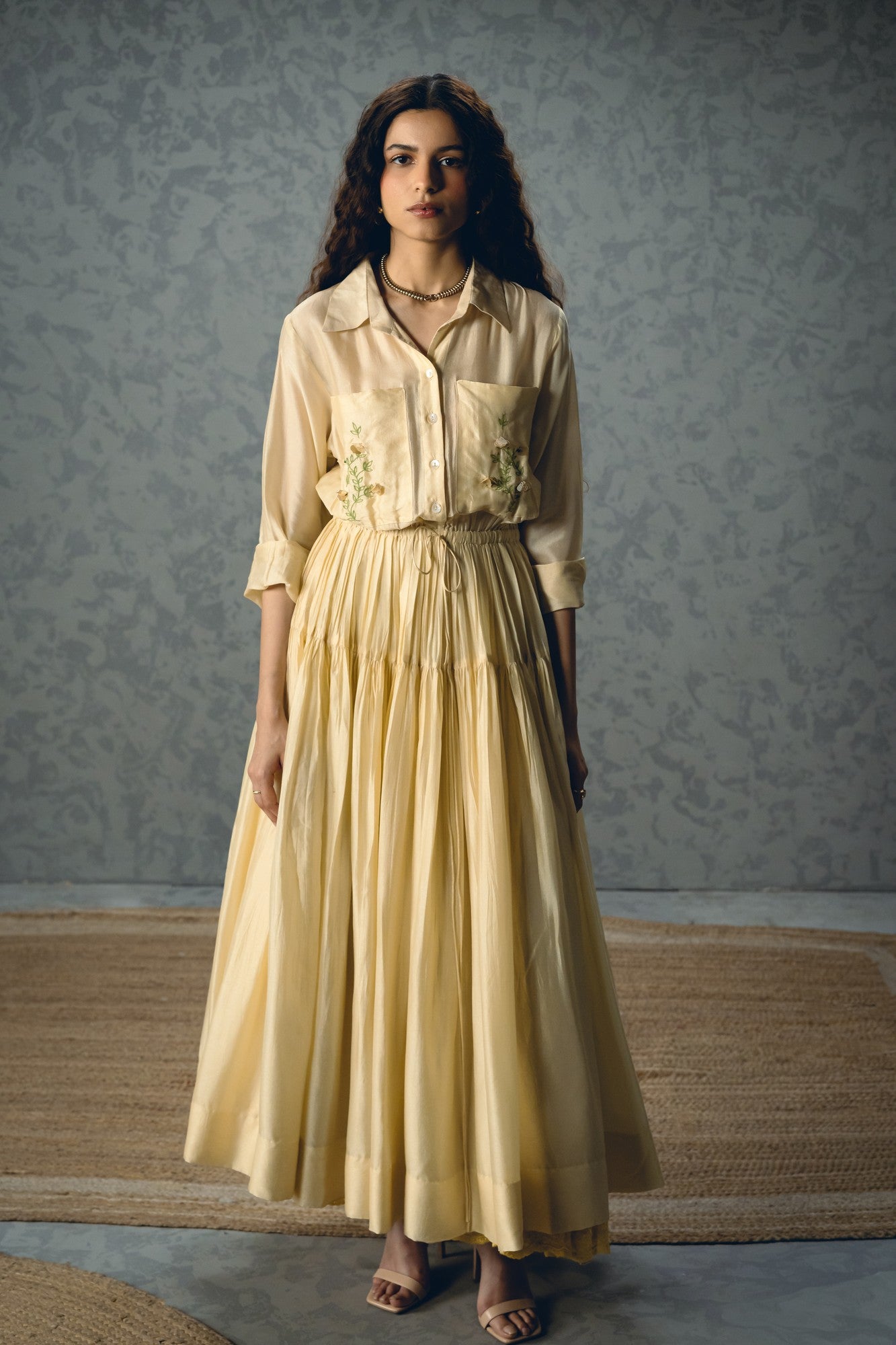 ELINA DRESS | EC-MD-EPH26-06-Ivory