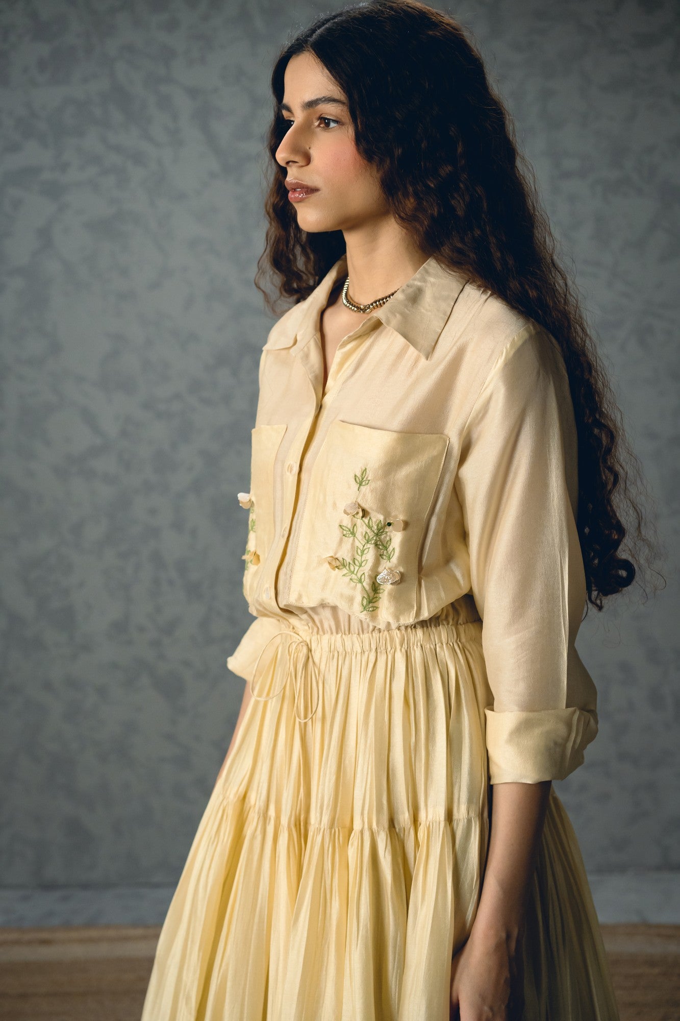 ELINA DRESS | EC-MD-EPH26-06-Ivory