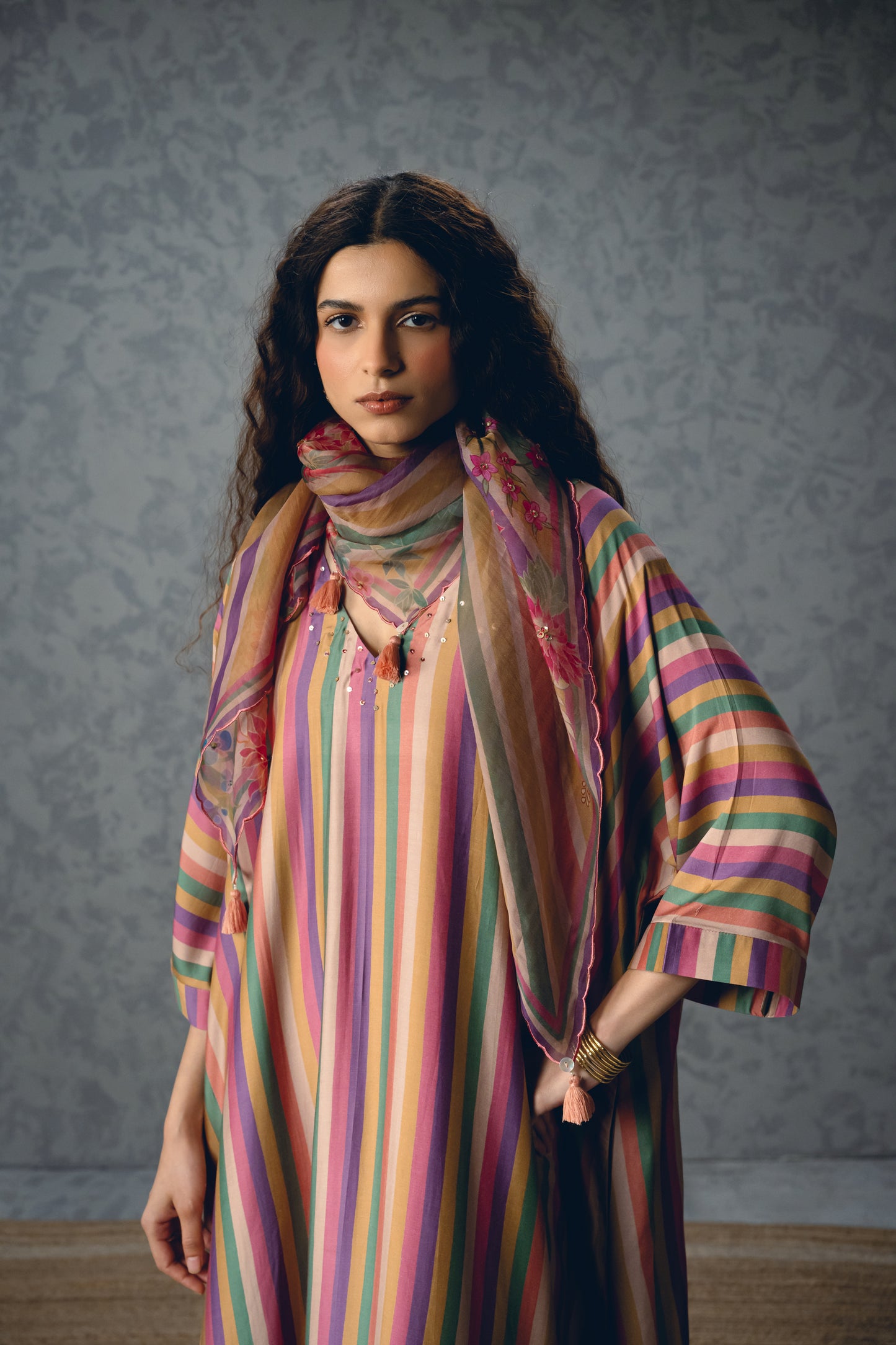 AYAKA KURTA SET EARTHY | EC-KP-EPH26-73-MultiColour