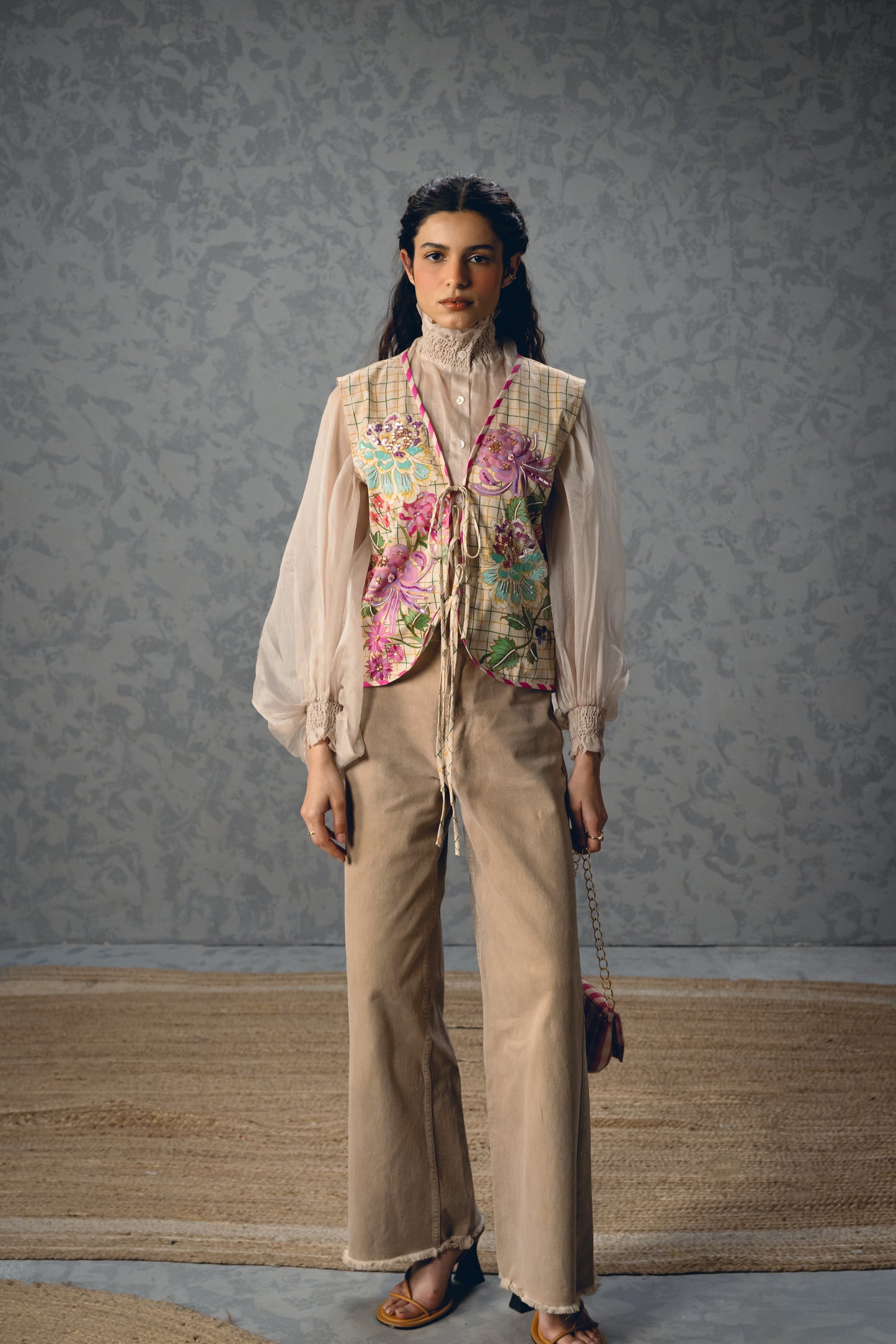 LEA FLEUR JACKET | EC-VT-EPH26-49-Ivory