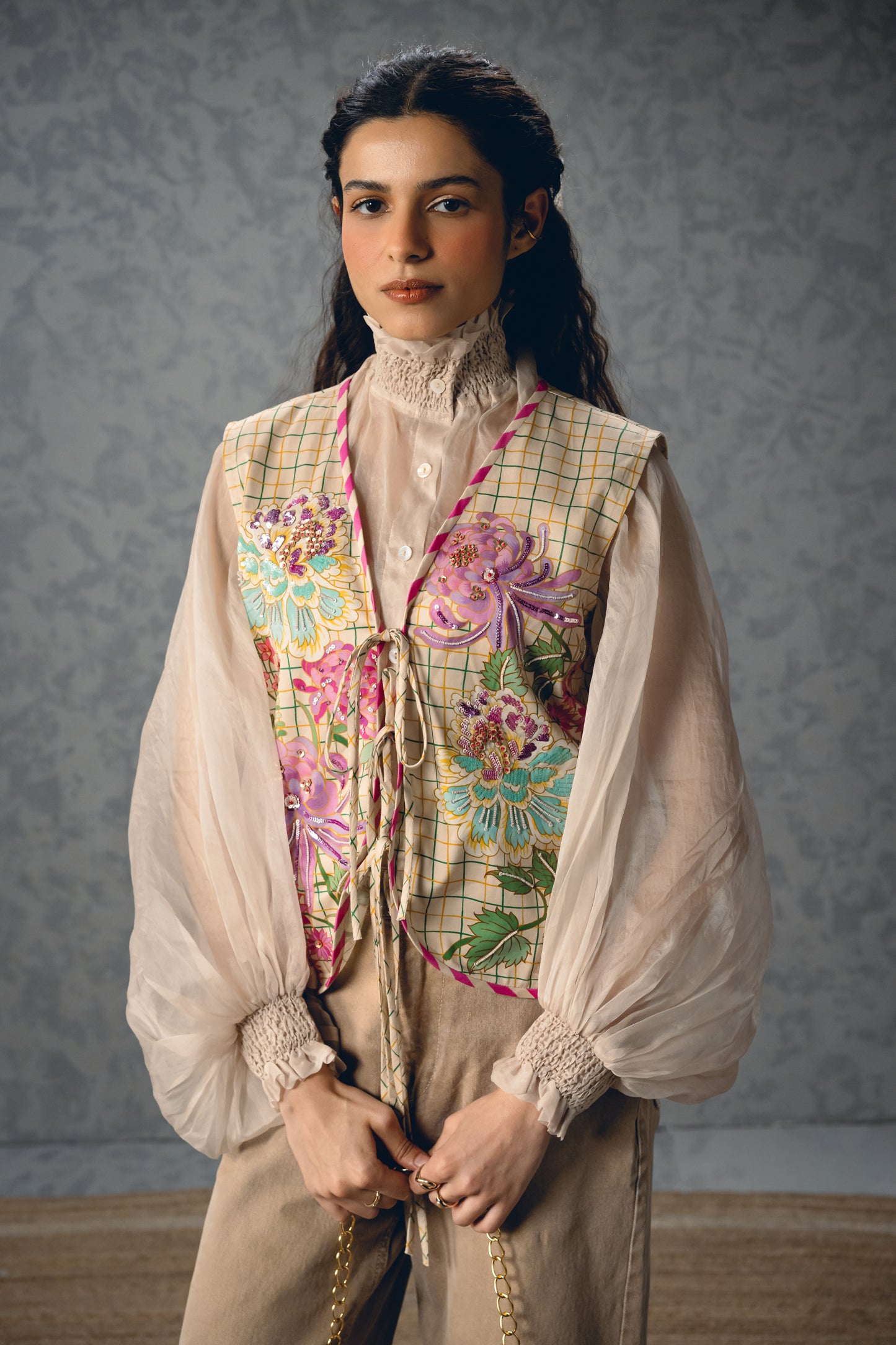 LEA FLEUR JACKET | EC-VT-EPH26-49-Ivory