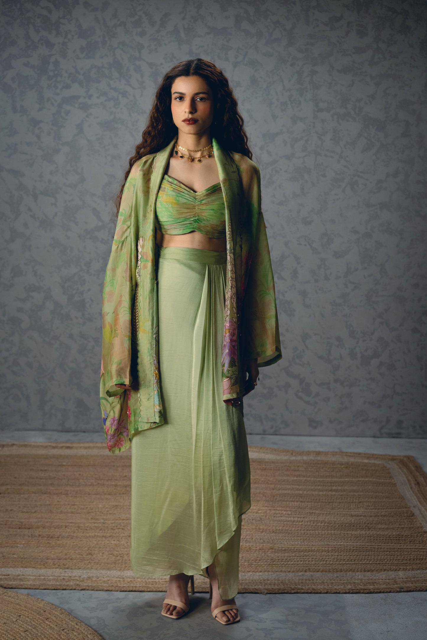CLEO SKIRT SET | EC-CS-EPH26-64-Green