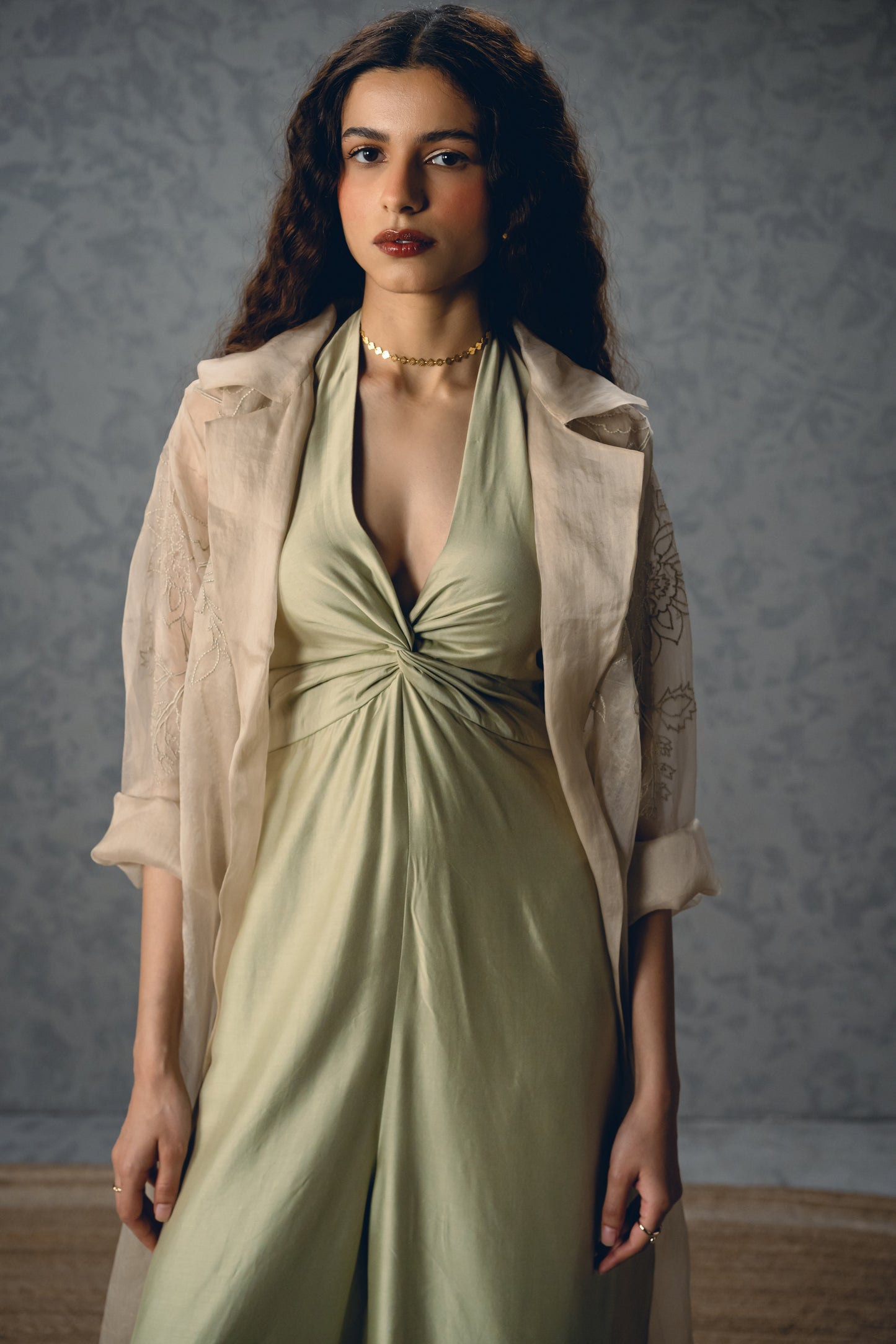 SHINJU JUMPSUIT SET | EC-JS-EPH26-61-Mint