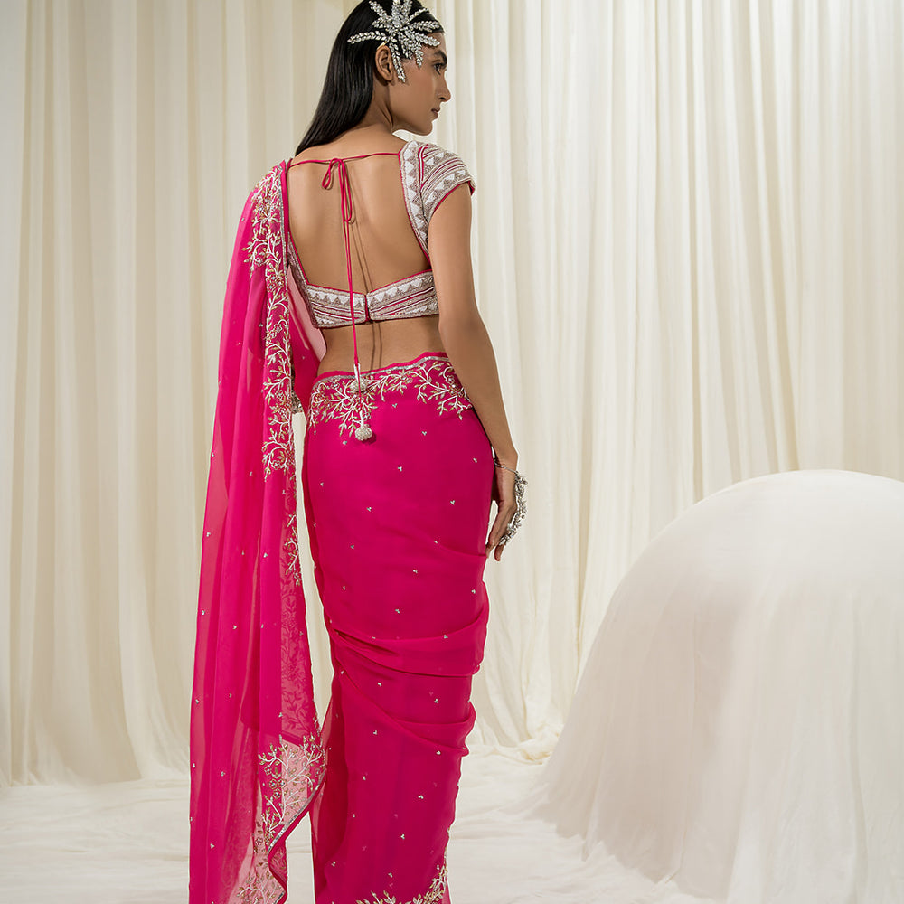 
                      
                        Hot Pink Saree
                      
                    