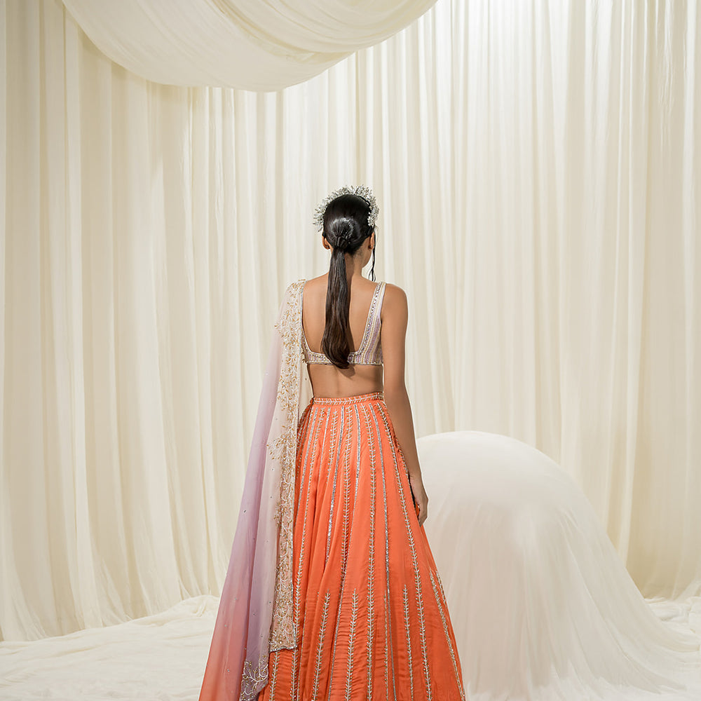 
                      
                        Orange Lehenga
                      
                    