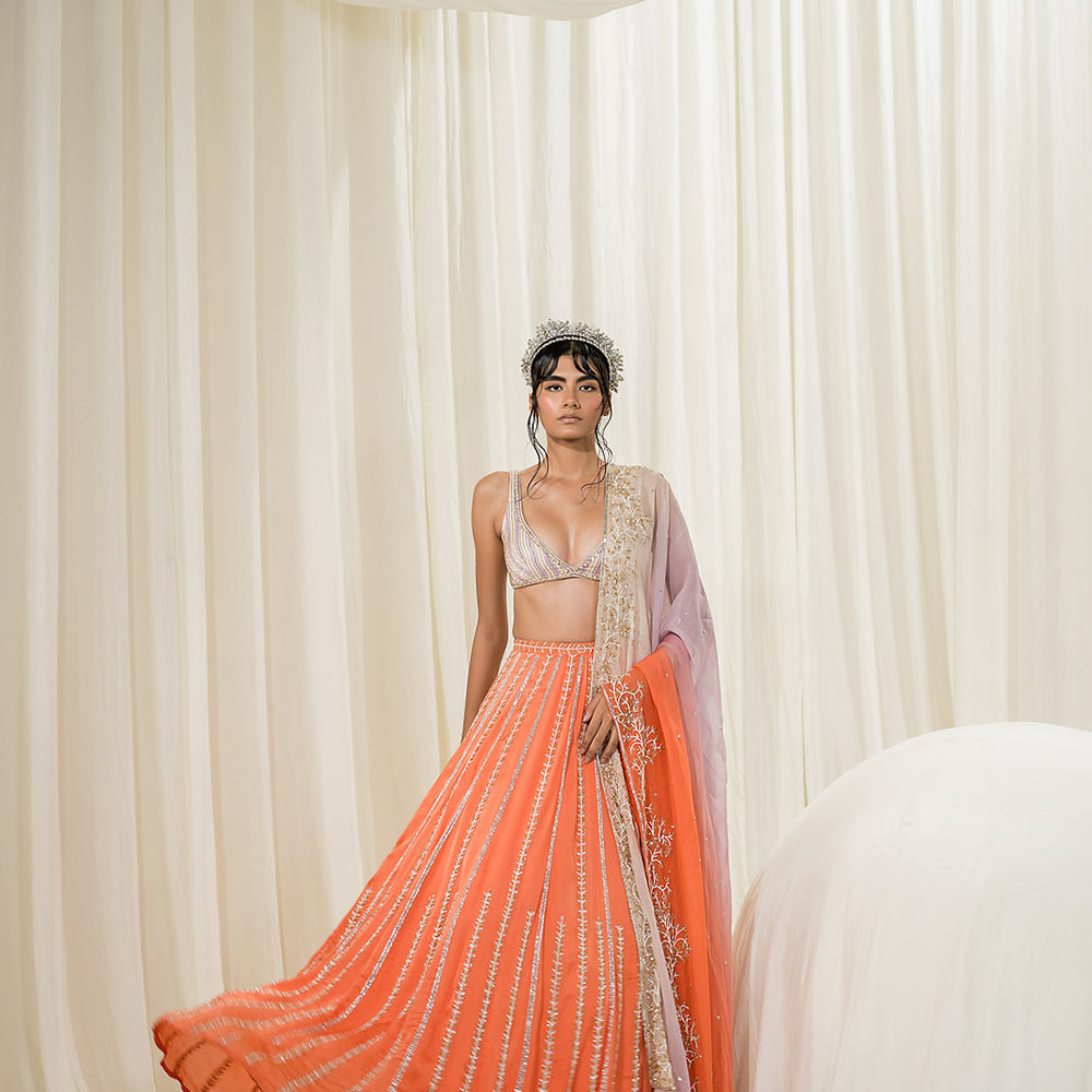 
                      
                        Orange Lehenga
                      
                    