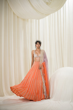 Orange Lehenga