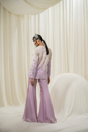 
            
                Load image into Gallery viewer, Ombre Lavender Blazer Set
            
        