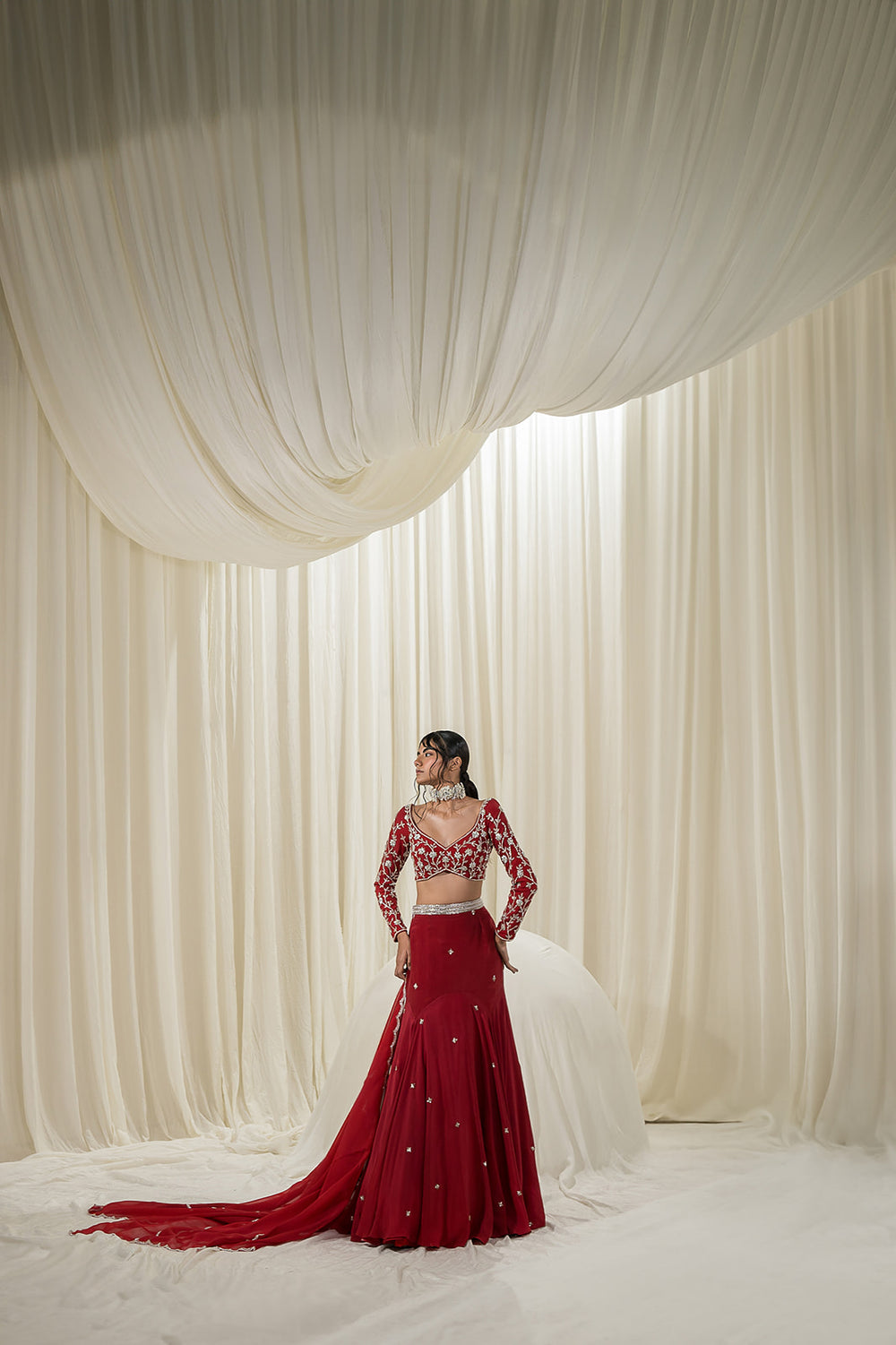 Maroon Lehenga