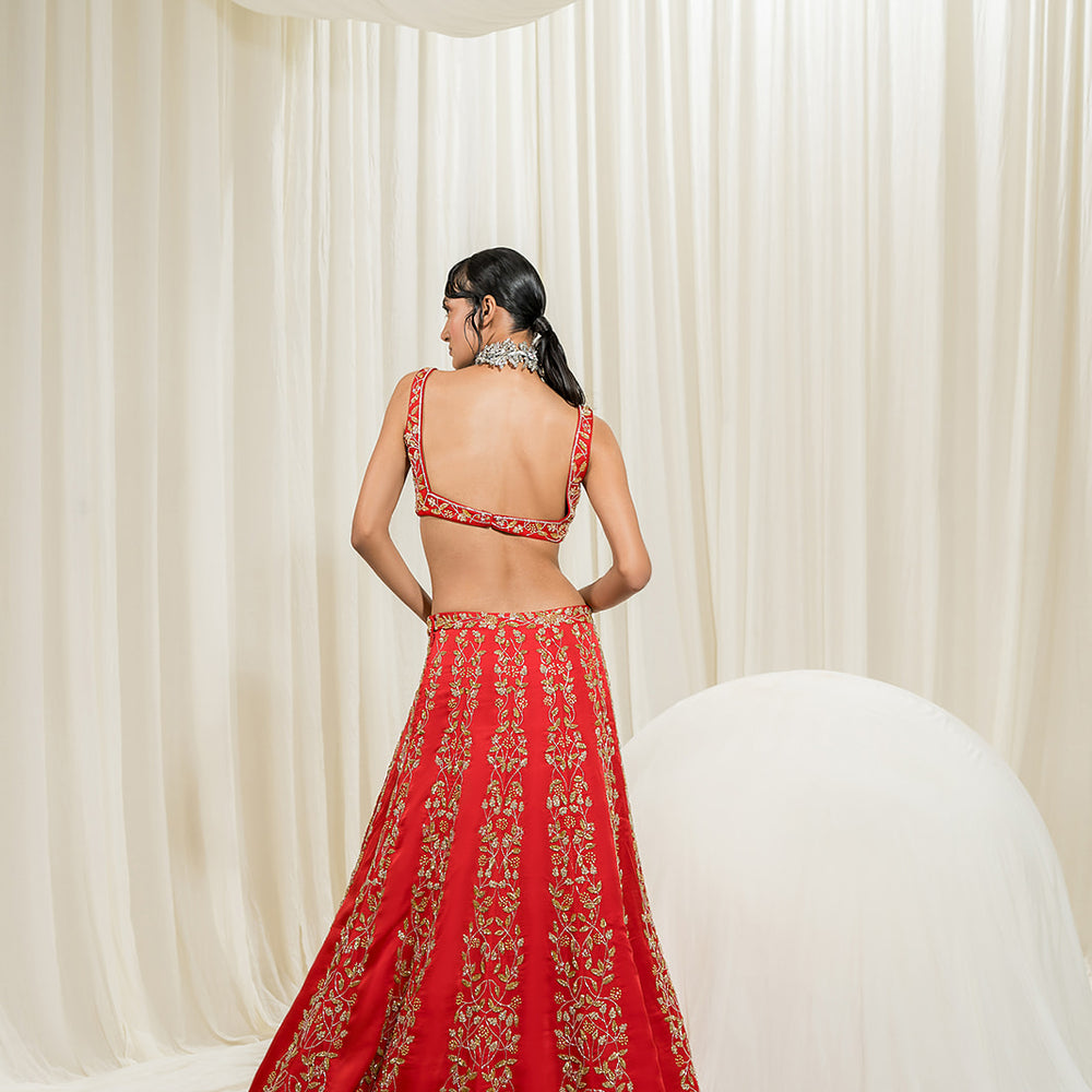
                      
                        Red Lehenga
                      
                    