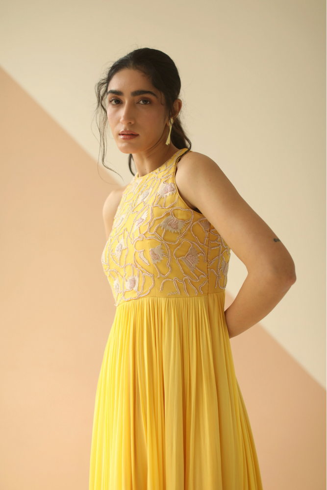 
                      
                        Mellow Yellow Anarkali
                      
                    