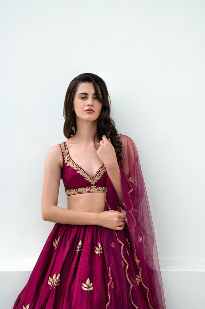
                      
                        Sanjana Sanghi in Moor Lehenga
                      
                    