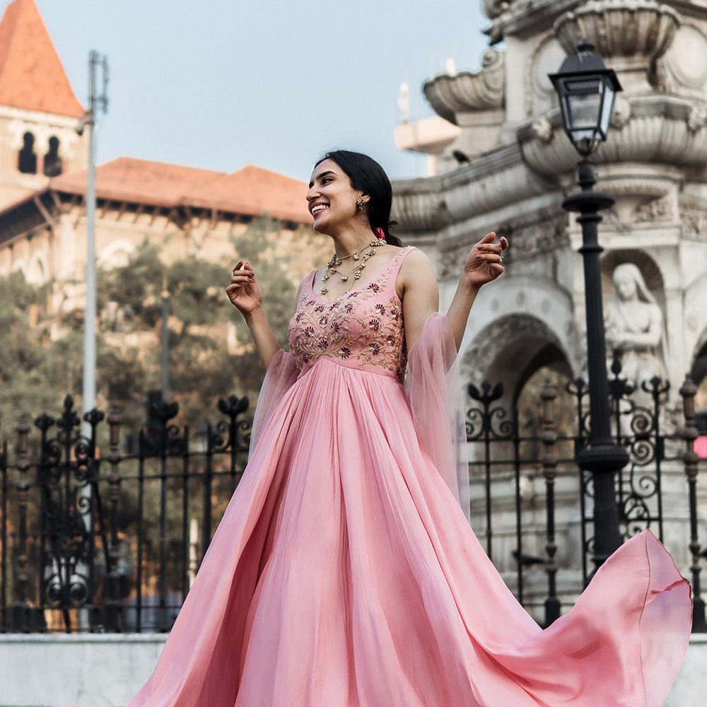 
                      
                        Blush Pink Anarkali
                      
                    