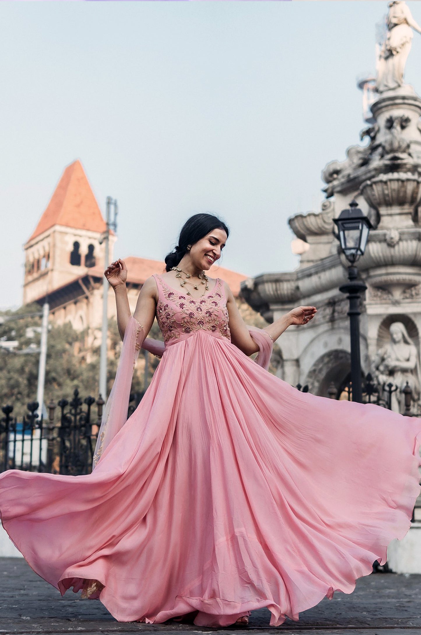 Blush Pink Anarkali