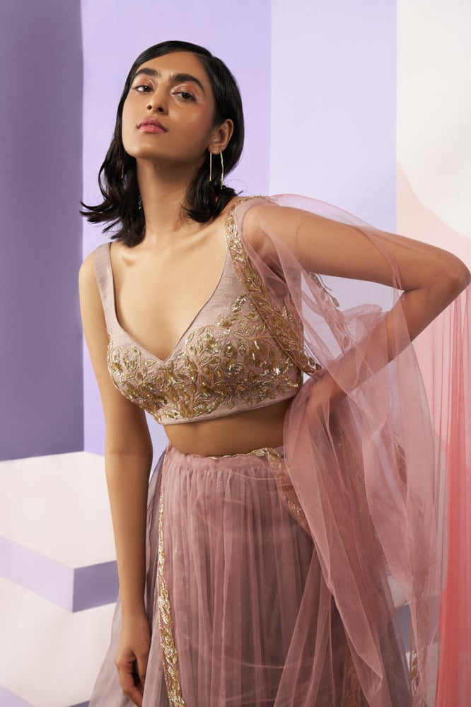 
                      
                        Lilac Lehenga
                      
                    