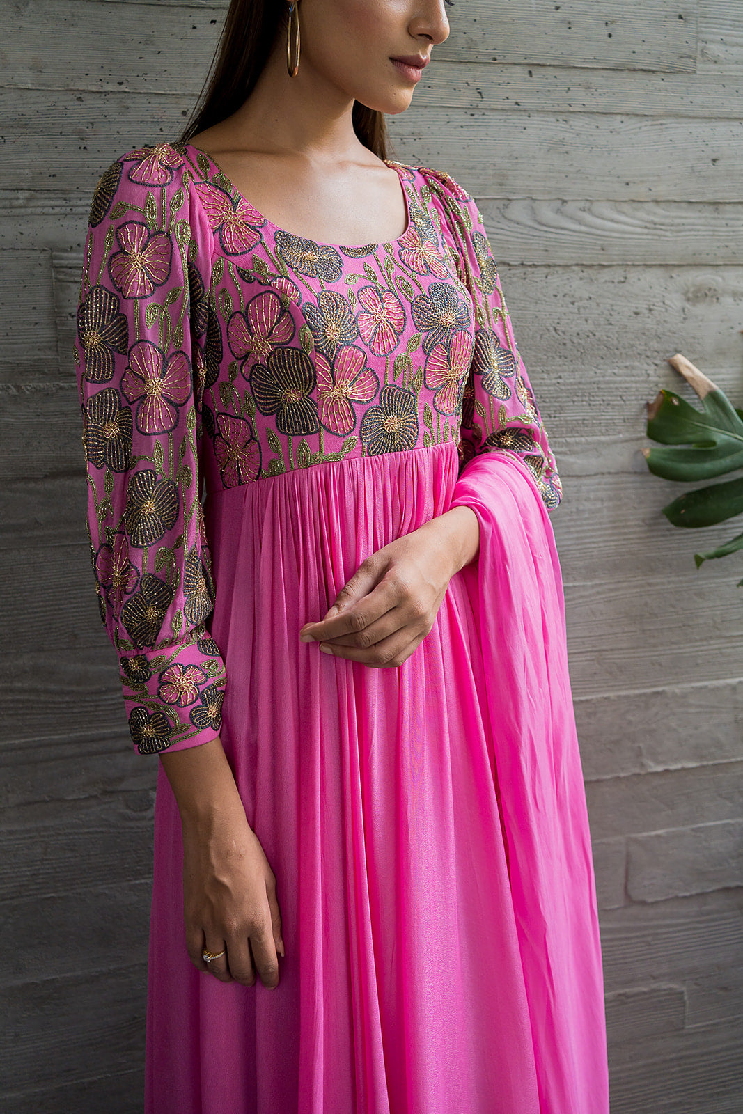 Bubble Pink Anarkali
