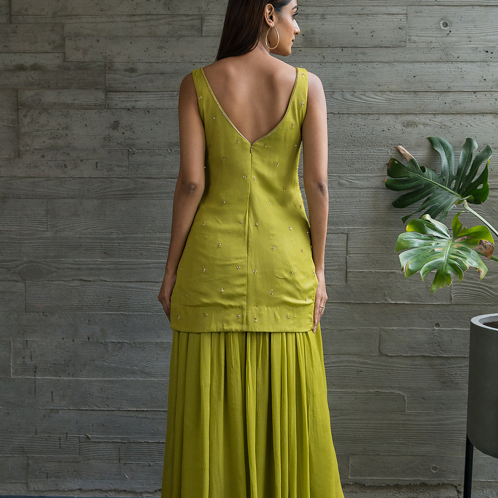
                      
                        Mehndi Green Co-Ord Set
                      
                    
