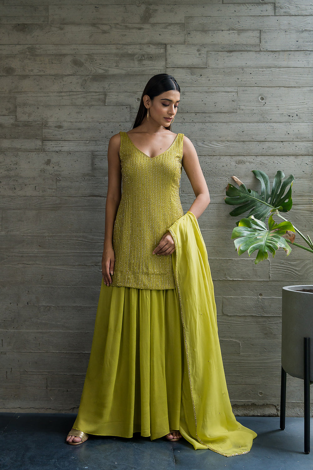 Mehndi Green Co-Ord Set