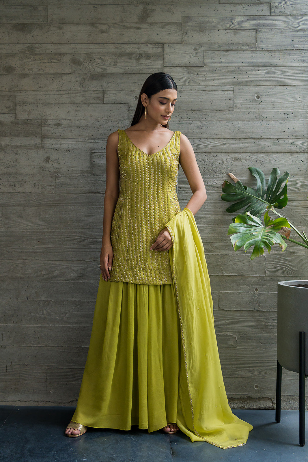 Mehndi Green Co-Ord Set