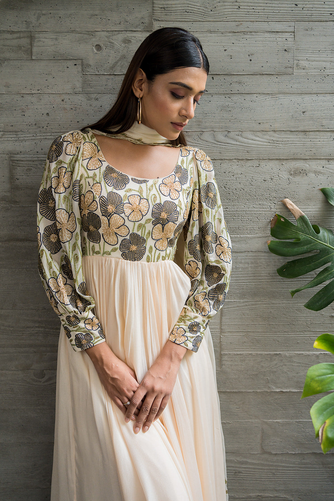 Off White Anarkali