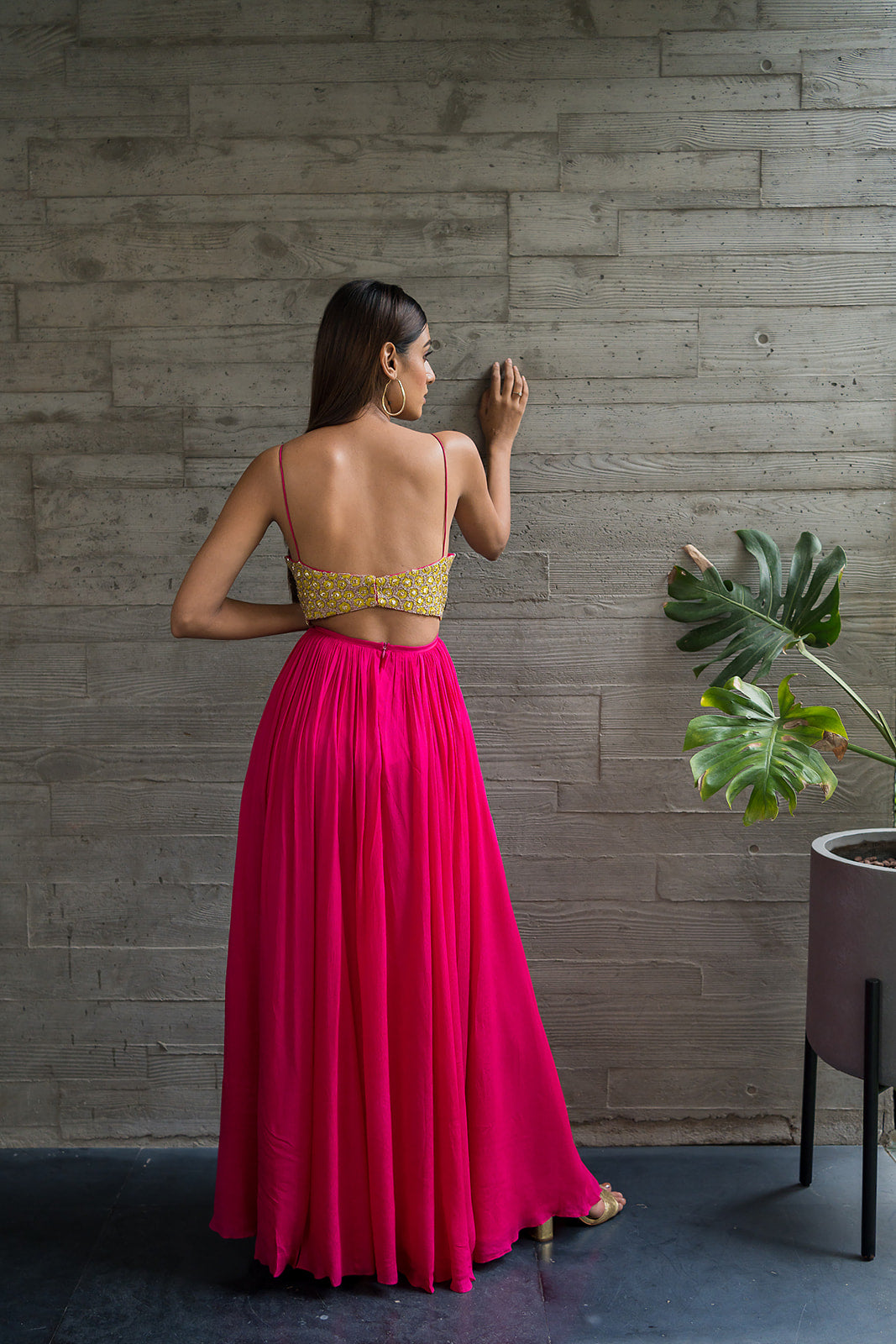 Fuschia Anarkali