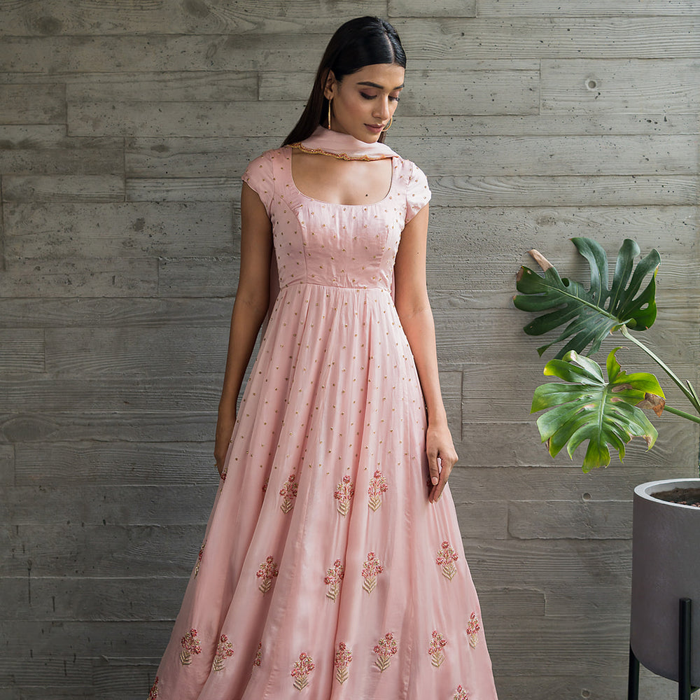 
                      
                        Baby Pink Anarkali
                      
                    