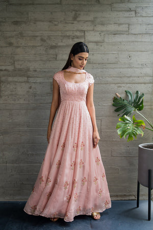 
            
                Load image into Gallery viewer, Baby Pink Anarkali
            
        