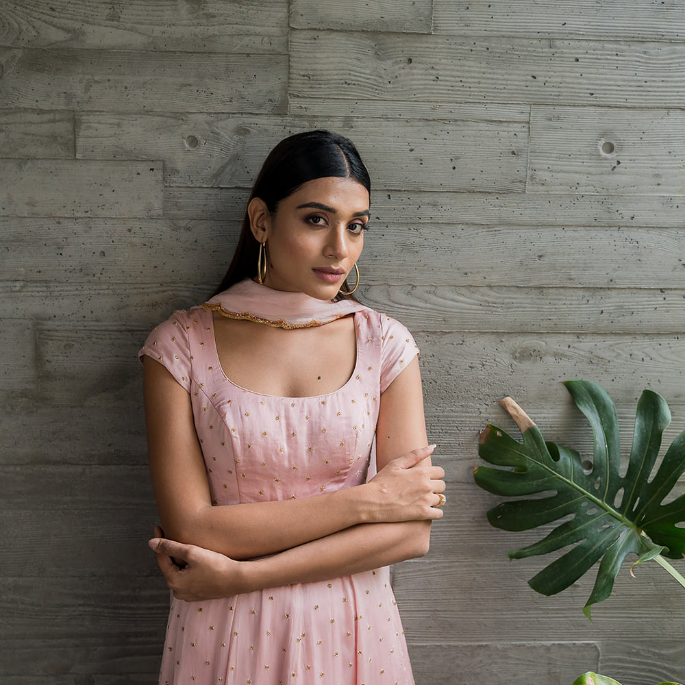 Baby Pink Anarkali