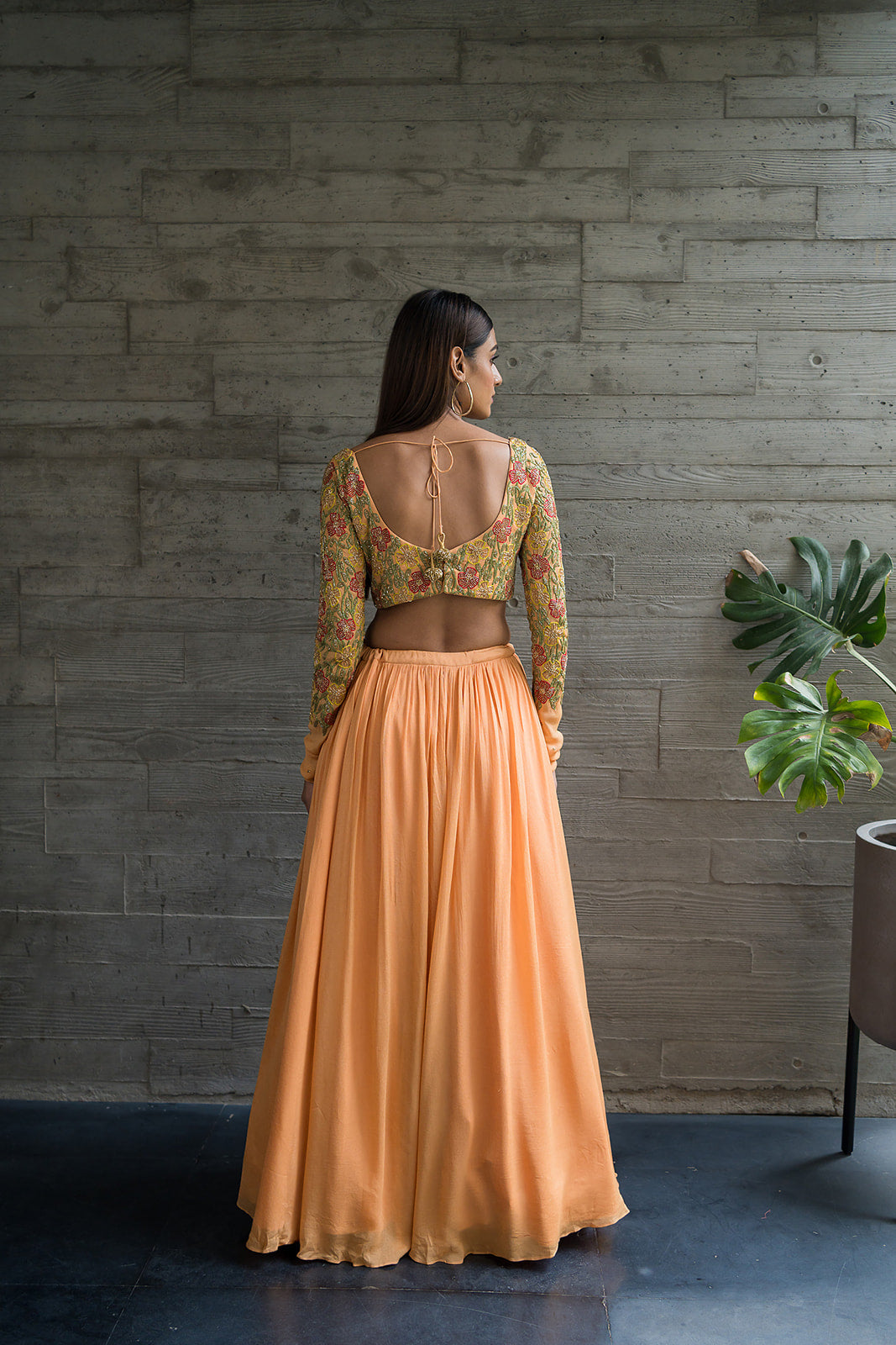 Shivaleeka Oberoi in Rani Pink and Peach Lehenga
