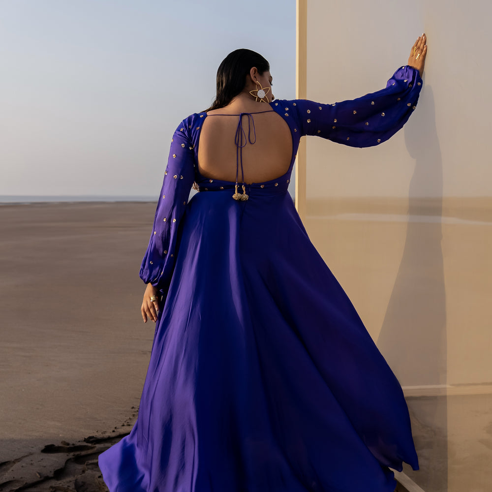 
                      
                        ROYAL BLUE ANARKALI
                      
                    