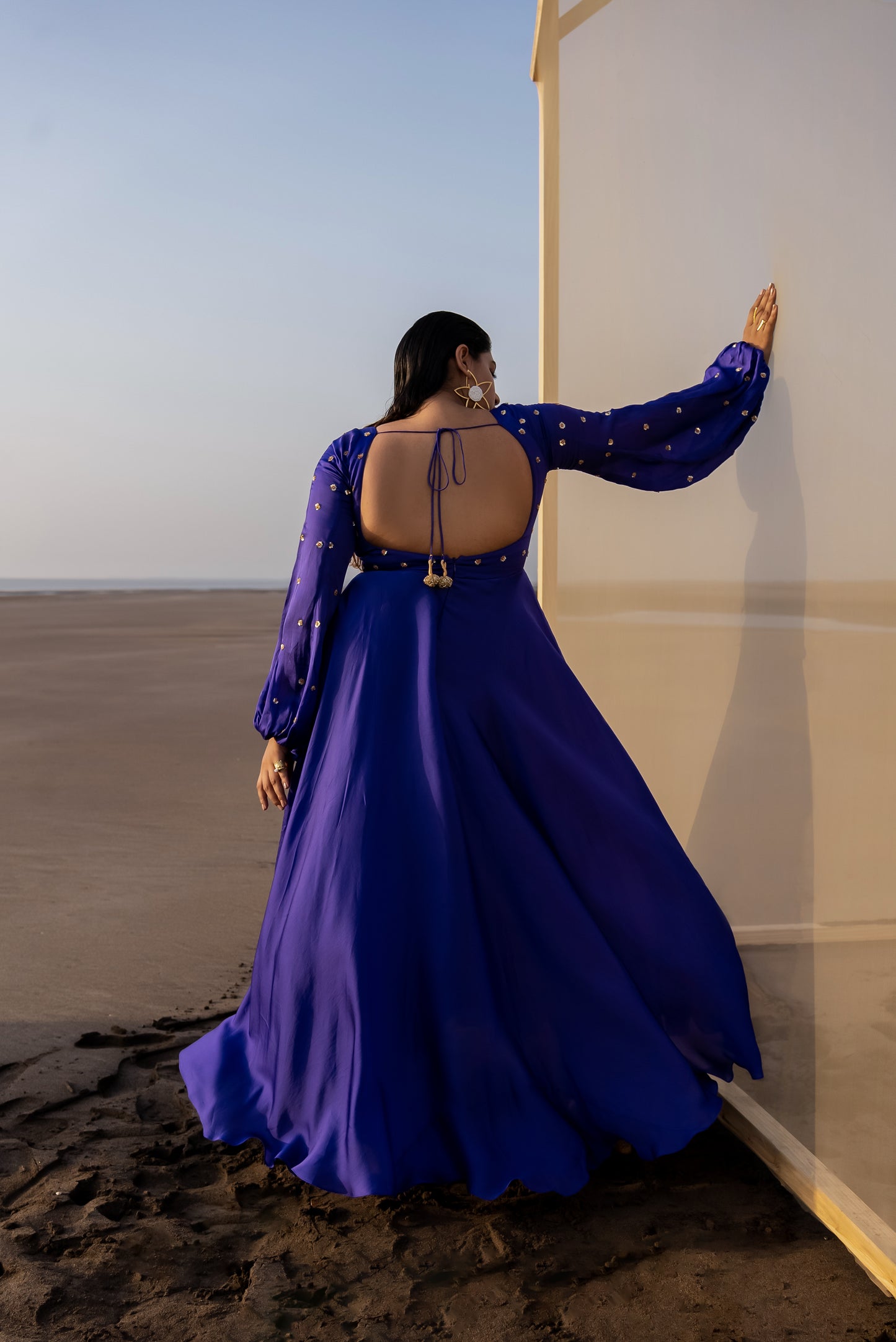 ROYAL BLUE ANARKALI