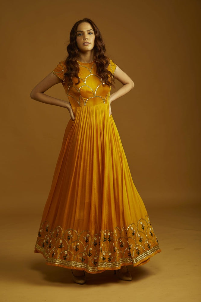 Pleat Anarkali